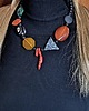 korale Ekskluzywny naszyjnik z mixu minerałów modny elegancki handmade PREZENT lux 3