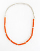 korale Orange lekki Naszyjnik bez metalu 1