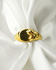 pierścionki złote Srebrny sygnet damski, dla niej, personalizacja, botaniczny, bez kamieni TULIPA 4