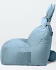 pufa dla dziecka Pufa siedzisko Funny Bunny VELVET- Niebieska 3