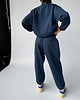 spodnie dresowe damskie Bawełniane spodnie Cool navy blue 4