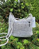 torby na ramię Torebka w stylu boho z bawełny farbowanej roślinami Gray 5
