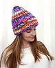 czapki damskie CHAPOOSIE Orange SunSet Beanie 2