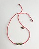 bransoletki na sznurku Bransoletka BOHO sznurkowa czerwona, jaspis dalmatyński, hematyt 2