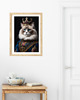 grafiki i ilustracje PLAKAT kot Ragdoll w stroju, portret królewski, prezent 3