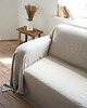 koce i narzuty Narzuta na kanapę  heavy linen NATURAL 4