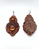 kolczyki soutache Brązowe kolczyki sutasz boho 3