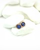 kolczyki wire wrapping Kolczyki sztyfty z lapis lazuli 7