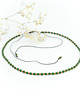chokery Zielony choker ze szklanych koralików 1