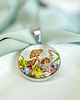 wisiory Naszyjnik z leśną kompozycją 2