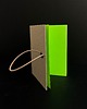 notatniki i albumy Notes gładki zamykany na gumkę Fluo Green mini 1