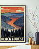 plakaty Plakat Black Forest, Schwarzwald, Las 1