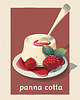 plakaty Plakat - Panna Cotta 1