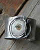 bransoletki wire wrapping Kwarc solar    - BRANSOLETA MANKIET - CUFF 1