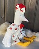 misie i maskotki Kura lalka przytulanka 45cm 3
