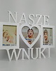 ramki na zdjęcia Multirama ramka na zdjęcia z napisem Nasze Wnuki 3 zdjęcia serce dzień Babci 2