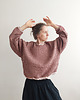 bluza bez kaptura damska Bluza Wafel "W_02" orzech 4