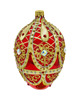ozdoby choinkowe Bombka choinkowa: Ekskluzywne jajo Faberge: czerwone 1