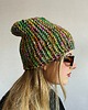 czapki damskie Kolorowa mała czapka beanie z wełną i alpaką 1