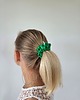 gumki do włosów Gumka jedwabna, scrunchie, frotka green grass MIDI 1