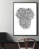 grafiki i ilustracje Plątanina 1 / rysunek 70x100 cm oryginał 1