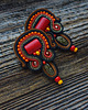 kolczyki soutache Autumn Garden - etniczne kolczyki soutache 2