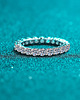 pierścionki srebrne Pierścionek Moissanite "Infinite" 3