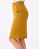 spódnice midi Spódnica Ołówkowa ,,ALMA" Musztardowa Oliwka 1