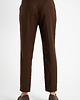spodnie materiałowe damskie Spodnie Borys Brown 1