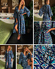sukienki maxi damskie Kimono unisex Cape Town Blue 1