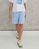 szorty damskie Amrita komfortowe spodenki z ozdobnym szwem - Baby Blue 6