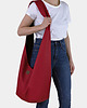 torby XXL Czerwona torba hobo w stylu boho / vegan 3
