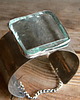 bransoletki wire wrapping świetlisty lód  - BRANSOLETA MANKIET - CUFF 2