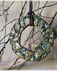 wisiory Rustykalny dwustronny wisior ceramiczny "0" 2