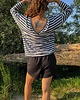 bluzki z długim rękawem damskie Mykonos longsleeve w paski 2