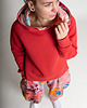 bluza z kapturem damska Bluza z kapturem - Cranberry 6