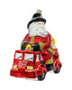 ozdoby choinkowe Bombka choinkowa: Mikołaj w wozie strażackim 3