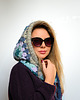 czapki damskie Balaclava alpaka  i jedwab handmade, ręcznie szydełkowana zimowa kominiarka 3