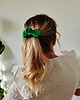 spinki i klamry do włosów Scrunchie spinka klamra jedwabna zielona trawka 3