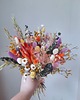 dodatki - różne Bukiet z suszonych kwiatów wielobarwny 4