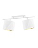plafony Regulowana 2-płomienna lampa sufitowa LED z abażurami AKRON GOLD 5