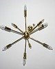 lampy wiszące Żyrandol Mid century, lata 70 6