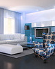 fotele Fotel uszak Winyl we wzory, kolorowy, patchwork, welurowy 7