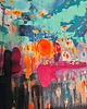 obrazy Obraz ręcznie malowany na płótnie 60x80 cm - abstrakcyjny pejzaż 3