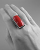 pierścionki srebrne Pierścionek Z koralem 1
