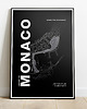 plakaty Plakat Tory wyścigowe - Monaco 1