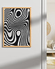 plakaty Abstrakcyjny plakat do salonu, nowoczesny, oryginalny, zebra. 1