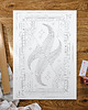 plakaty Plakat do Kolorowania Roślina Doniczkowa Paproć 50x70cm 1
