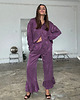 spodnie materiałowe damskie Koszula Blush purple lyocell 9