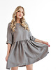 sukienki mini damskie Lniana Sukienka DAISY TRUE GRAY 2